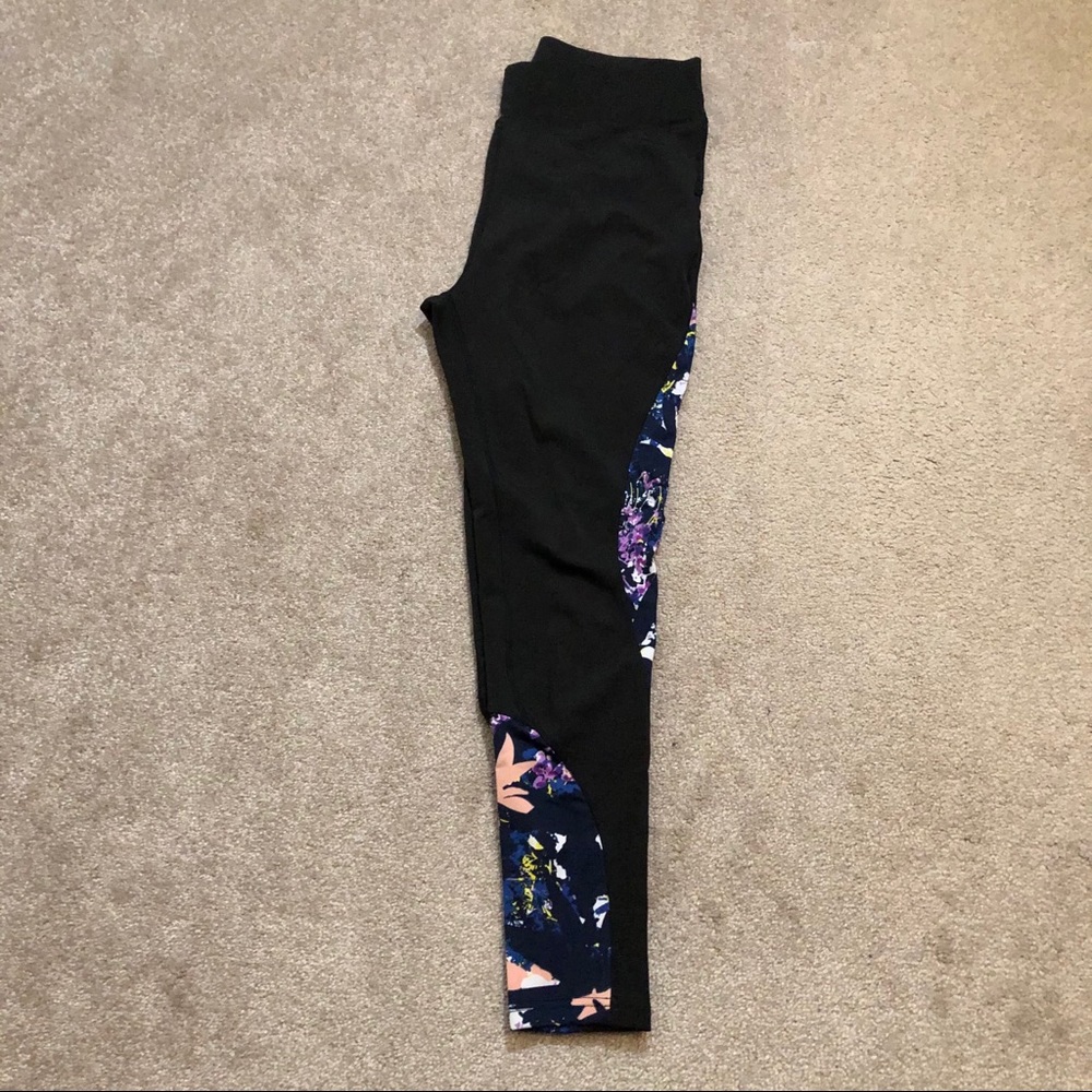 Pop Fit Workout Leggings Tights Pants Floral Print